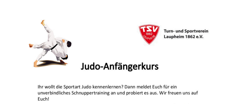 Judo Anfängerkurs