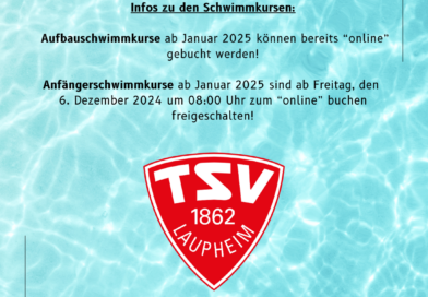 Schwimmkurse ab Januar 2025