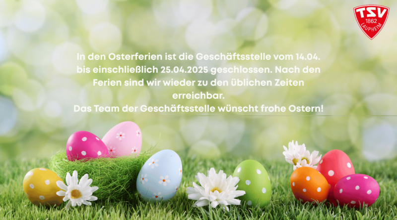 Frohe Ostern!