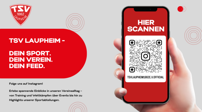 TSV Laupheim 1862 e.V. jetzt auch auf Instagram!