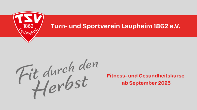 Fit durch den Herbst